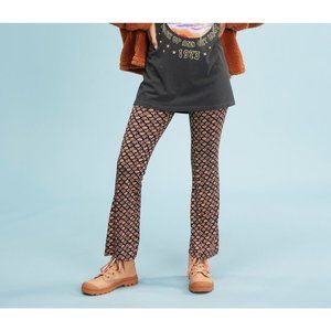 Billabong Suns Up Knit Pants Black/Orange/Yellow Sz-L NWT